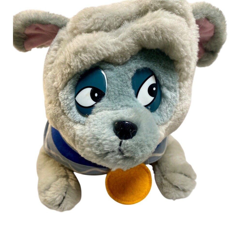 Disney Pocahontas Percy Pug Plush Vintage Applause 41824 Grey Dog 8 Inch